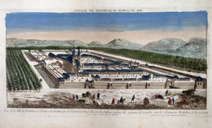Vue de la ville de Richelieu en Poitou - French School