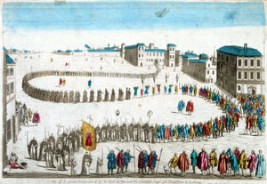 Vue de la grande procession de l