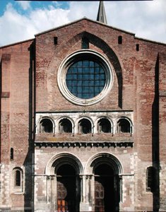 Vue de la façade ouest - French School