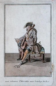 Violoncelle, vers 1700 (gravure)