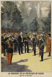 Visite du président français Félix Faure en Russie, 1897 - French School