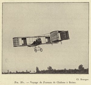 Voyage de Farman de Chalons à Reims