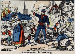 Guerre de 1870 entre la France et la Prusse : Siège et bombardement de Strasbourg