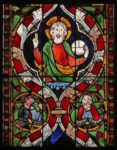 Fenêtre N-chapA représentant le Christ