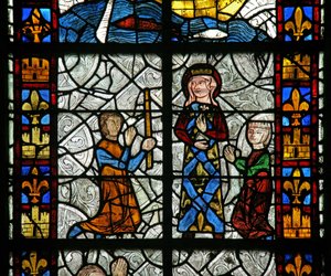 Sainte Radegonde : une guérison au tombeau de la sainte; de la goutte ? (Probablement pas la guérison traditionnelle de Godas) - French School