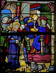Fenêtre w0 représentant Pilate se lavant les mains