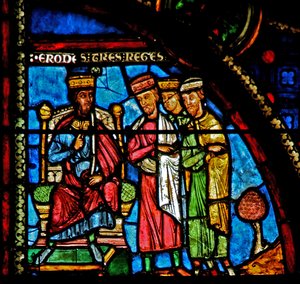 Les Mages avec Hérode - French School
