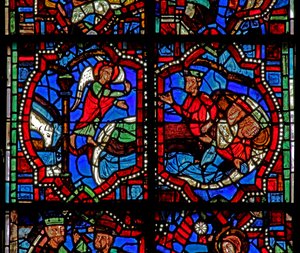 Fenêtre w100b représentant les Mages avertis en rêve