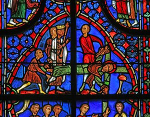 Fenêtre w11 représentant Saint André détaché de la croix