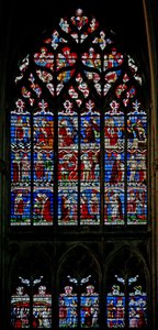 Fenêtre w133 représentant Saint Sébastien - French School