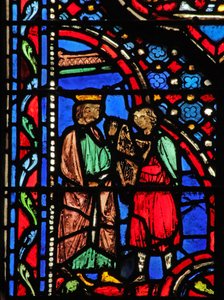 David jouant de la harpe pour Saül I Sam XVI 23 - French School