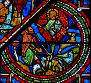 Moïse et le Buisson ardent - French School