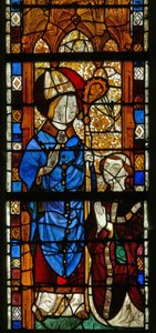 Fenêtre w17 représentant Saint Nicolas et le donateur Oudin de Troyes