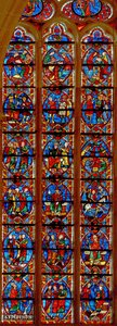 Vitrail w201 représentant Saint Maurice