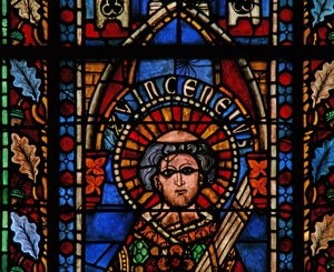 Fenêtre w201 représentant Saint Vincent