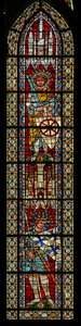 Fenêtre w203 représentant Saint Georges et Saint Innocent