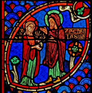 Zacharie et Élisabeth, les parents de Saint Jean-Baptiste - French School