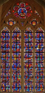 Fenêtre de Saint Jacques et la légende du dépendant perdu - French School