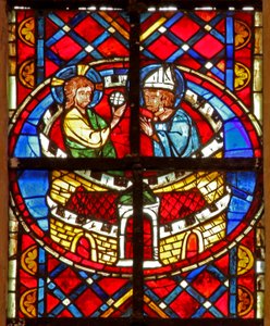 Saint Denis reçoit la communion en prison