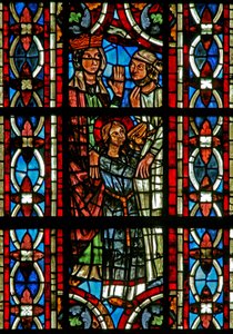 Scène de la vie de Sainte Hélène : le miracle du vase qui s