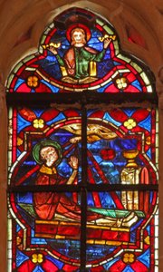 Mort et assomption de Saint Jean - French School
