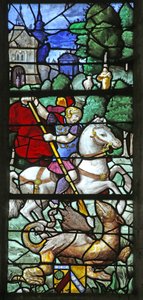Fenêtre w2 représentant Saint Georges