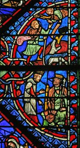 Les Mages avec Hérode ; Annonciation aux bergers - French School