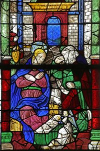 Fenêtre w2 représentant la Nativité
