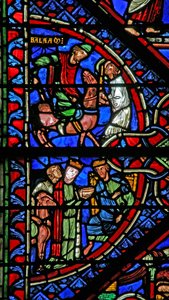 La reine de Saba ; Balaam et son âne - French School