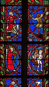 La mort de Caïn; Adam et Ève expulsés d