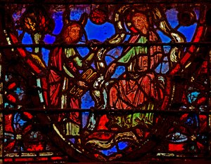 Dieu parlant à Moïse - French School