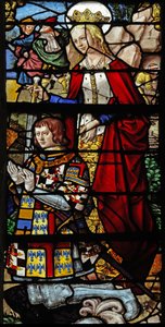 Fenêtre w4 représentant Sainte Françoise d