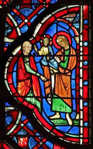 Isaïe prophétise le Christ. Is XI 6 ou XLII 1 - French School