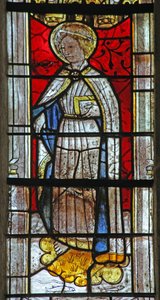 Fenêtre w6 représentant Saint Psalmet - French School