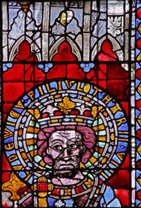 Fenêtre w7 représentant Louis, fils de Lothaire II
