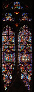 Fenêtre w8 Scènes de la Passion - French School
