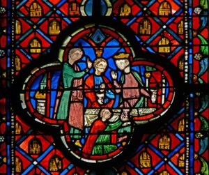 Daniel explique la merveille au festin de Balthazar