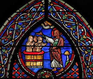 Saint André baptise le consul Égée et sa femme - French School