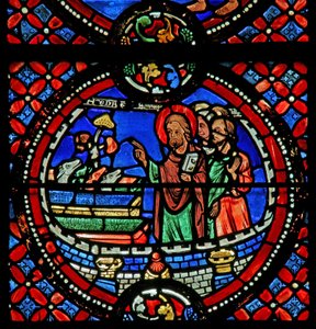 Saint André transforme sept démons en chiens