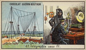 Télégraphie sans fil (chromolithographie)
