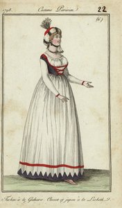 Femme dans des modes inspirées par les opéras