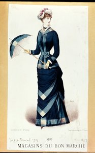 Femme avec parapluie, de Le Bon Marché, 1879