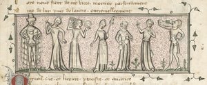 Les sept péchés capitaux, vers 1380