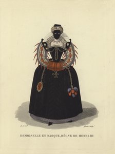 Jeune dame masquée, règne de Henri III de France