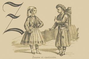 Zouave et cantinière