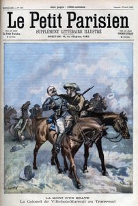 Mort du général Villebois Mareuil pendant la guerre des Boers (1899-1902) - dans « Le Petit Parisien »