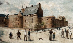 Vue du château de Nantes (Loire-Atlantique)