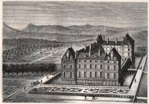 Vue du château de Rosny