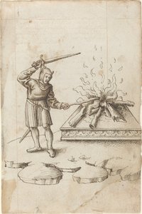 "Ne pas attiser le feu avec une épée" [fol. 20 recto]