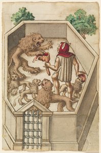 "Ne nourrissez pas les choses qui ont des griffes acérées" [fol. 38 recto]